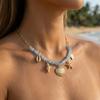 Vacation Ocean Series Shell Starfish Conch Pendant Necklace For Women Irregular Stones Coral Pearl Choker Beach Party Jewelry