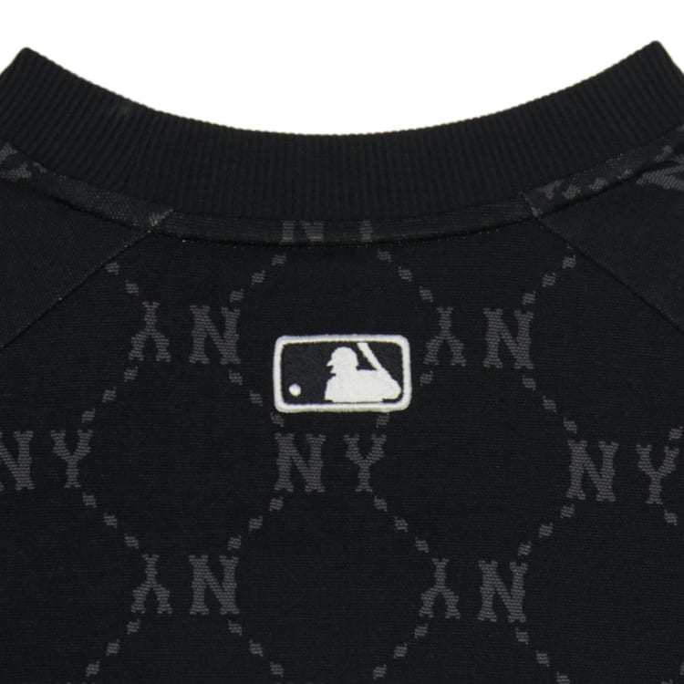 MLB New York Yankees Monogram Sweatshirt Unisex Black 3AMTM0951-50BKS