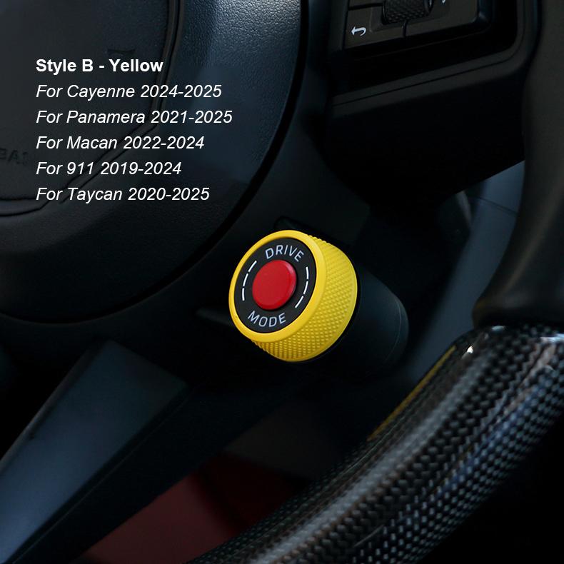 AABKV1 Automobile Steering Wheel SC Ejection Knob Button For Porsche Cayenne Panamera 2017-2025 Macan 911 2017-2024 718 16-23 Taycan