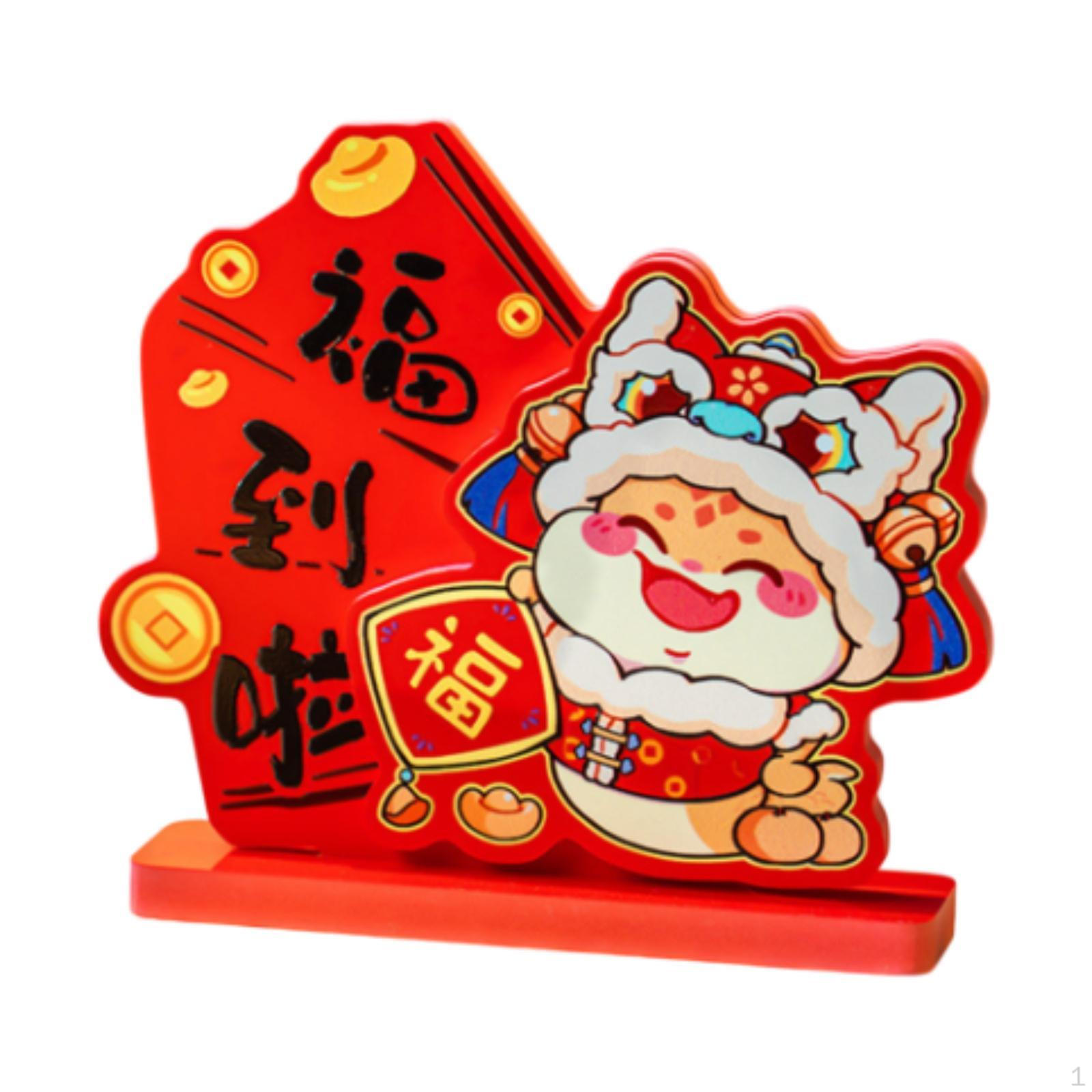 

Chinese Year Decoration Ornament Snake Spring Festival for Office Dining Style E