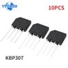 10PCS KBP307 Ridge Rectifier KBP 307 Power Diode 3A 1000V Electronica Componentes
