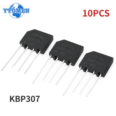 10PCS KBP307 Ridge Doğrultucu KBP 307 Güç Diyotu 3A 1000V Elektronik Bileşenler