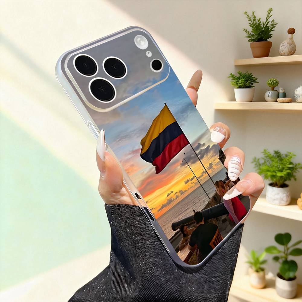 

Colombia Flag MAP For iPhone 11,12,13,14,15,16,17,Pro,Max,Plus,Mini,SE4,E Phone Case With Magsafe Wireless iPhone16promax