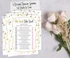 Inkdotpot Gold Confetti Theme Bachelorette Party Games Set Bundle of 5 (Activities for 50 Guests) Fun Bridal Shower Games Set