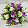 18 Heads Real Happy Lucky Flower 8 Colors Crystal Grass Bouquet  Home Decorative