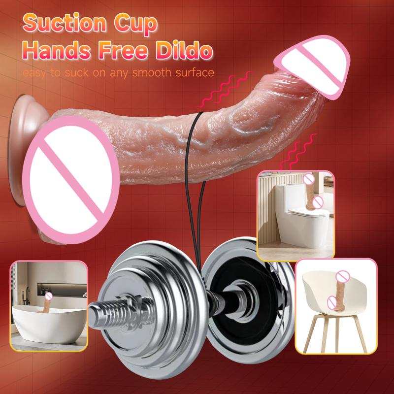 Telescopic Female Vibrator Dildo for Remotely Controlled Heating Realistic Big Penis Massager Masturbator Sex Toys for Women Men