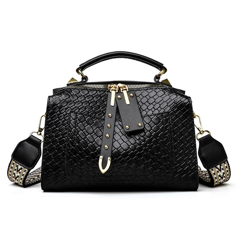 

Винтажная женская сумка ручной работы, сумка-мессенджер через плечо для поездок на работу чёрный