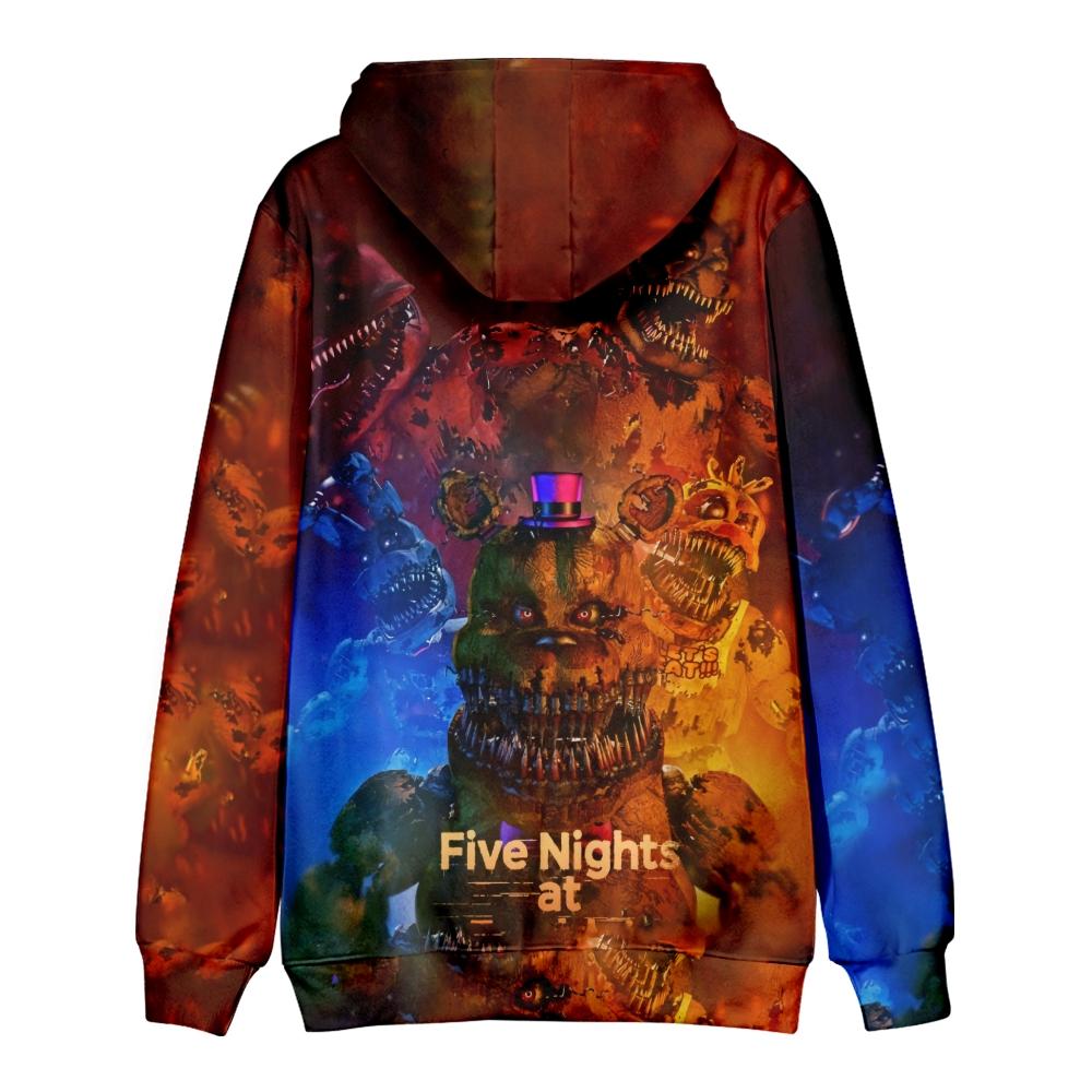 Five Nights At Freddy's Hoodie Harajuku Autumn Pullover Fashion Unisex Long Sleeve Casual Streetwear Loose Outdoor Clothes