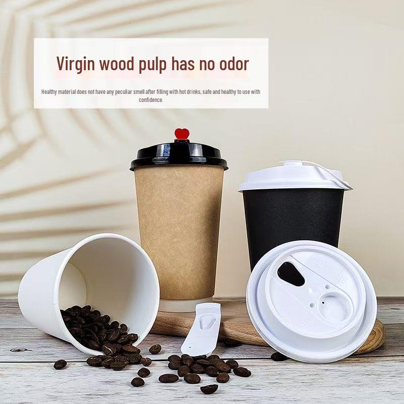 Yicang Disposable Double-Layer Kraft Paper Cups