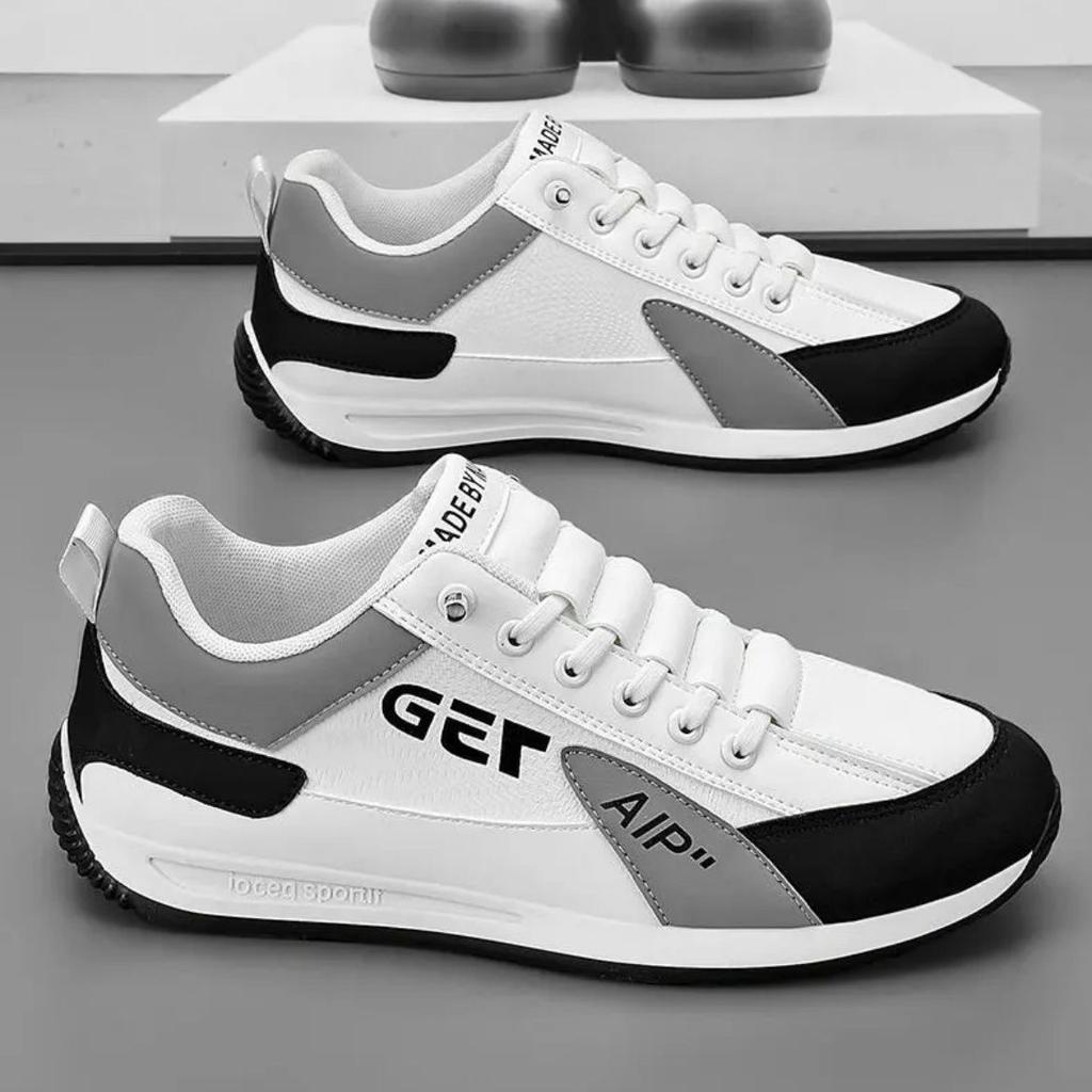 Men's Shoes High Quality Soft Leather Casual Shoes Outdoor Lightweight Walking Flats Non-slip Vulcanized Shoes Sneakers for Men