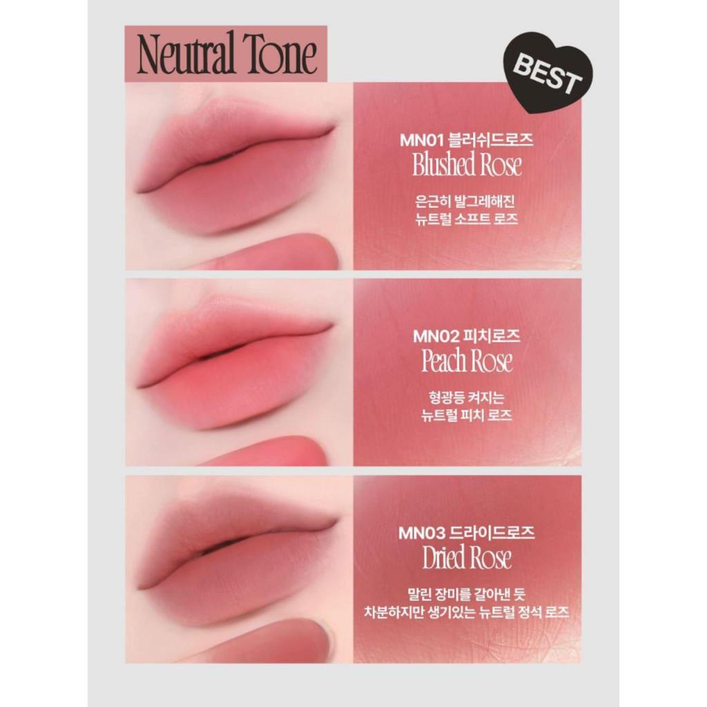 fwee Rose Obsession Stay-fit Lip Tint (18 Colors)