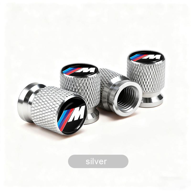 4 szt. Nakrętki zaworów opon kół samochodowych Trzonki powietrza Do BMW M8 M7 M6 M5 M4 M3 M2 M1 F30 F10 F15 E30 E46 E90 E60 Seria 3 Seria 5 Seria 7
