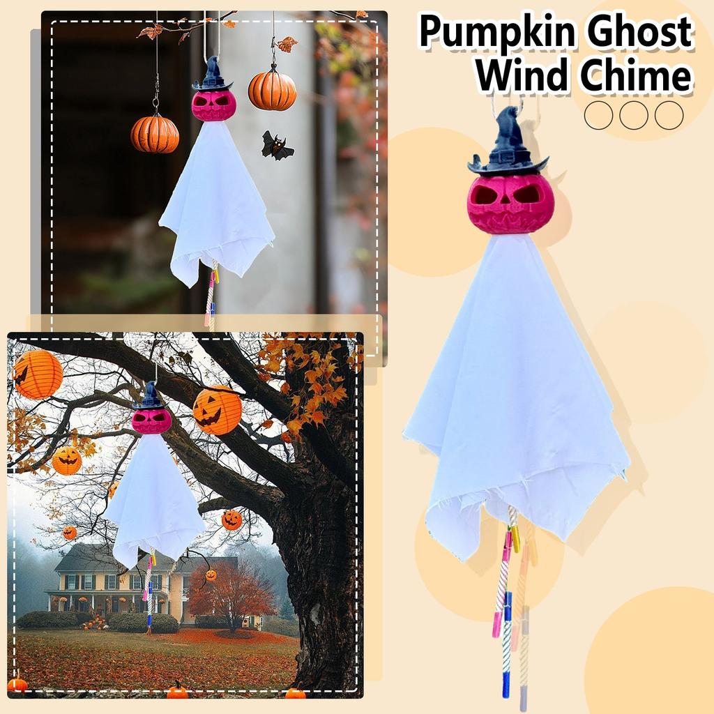 Creative Halloween Pumpkin Wind Chime Pendant