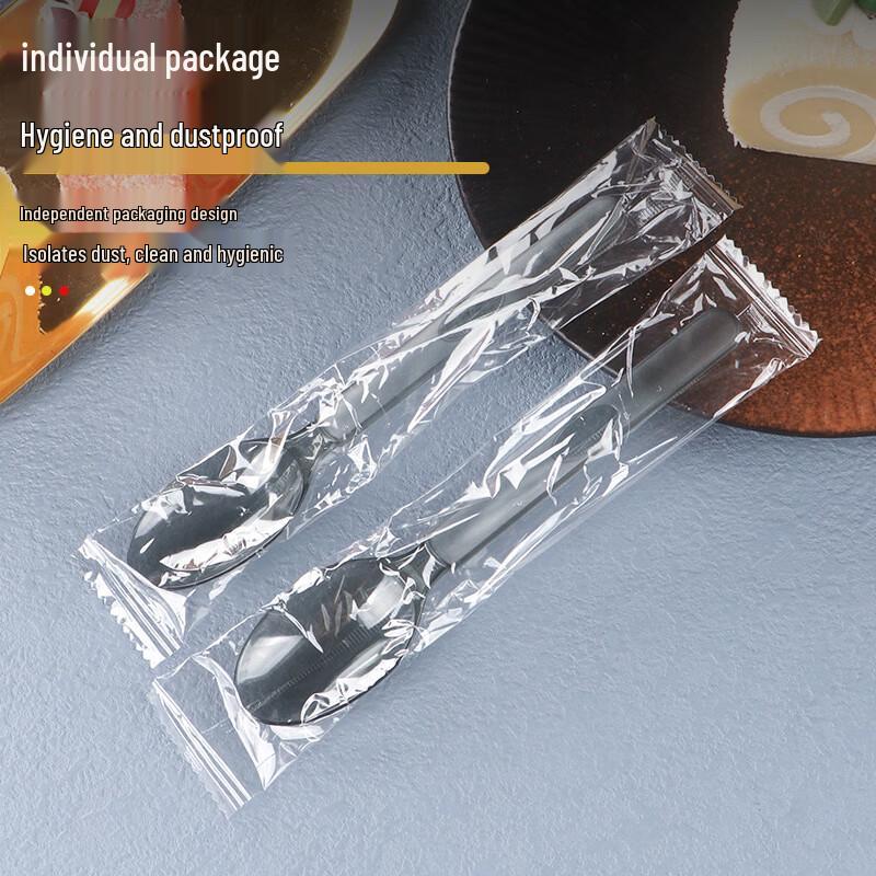 Jingzhou Disposable Black Plastic Spoons