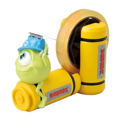 Seto Craft Monsters, Inc. Tape Dispenser (Mike) SDD-2136 Yellow, Light Green 7.4W*15.1L*10.3H (excluding Pulley)