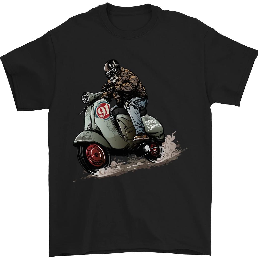 Maglietta Scooter Ciclomotore Ped Uomo Divertente Top 2