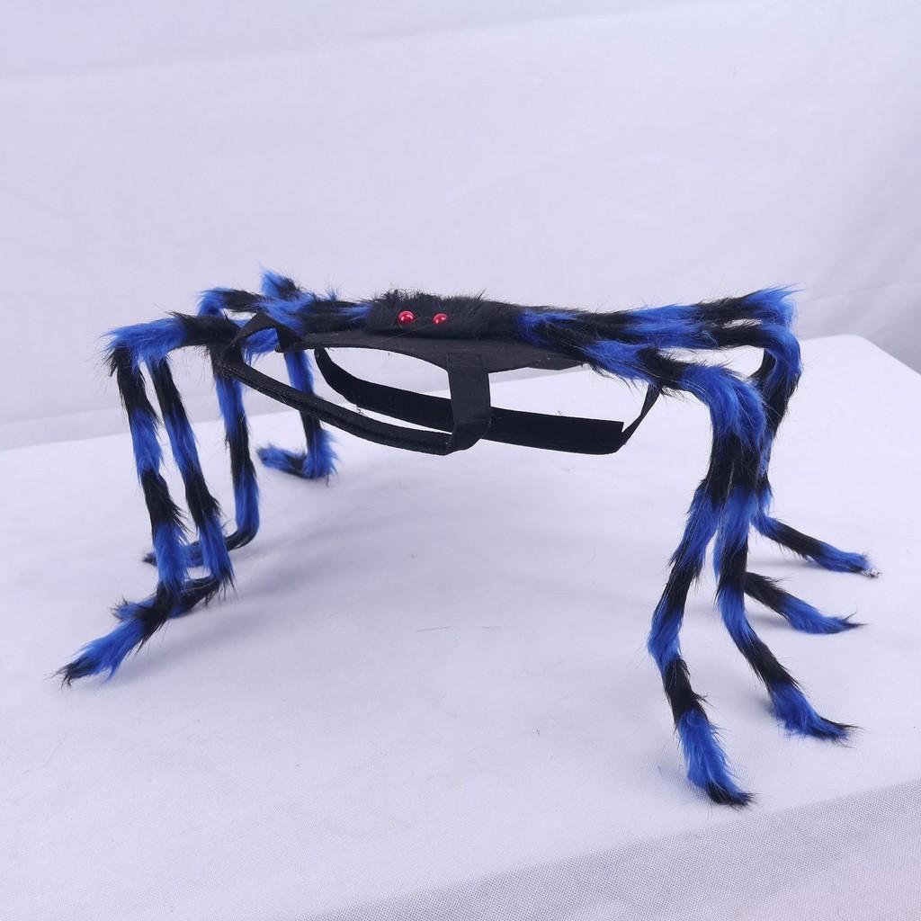 Halloween Spider Dog Costume With Fabric Material Pet Dress Up Accessory Party