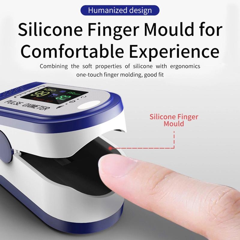 Digitales Fingerpulsoximeter Blutsauerstoffsättigungsmessgerät Finger SPO2 PR Monitor Oximetro