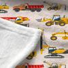 Print Blanket Flannel Blanket Trailer Excavator Engineering Car Soft Comfortable Blanket Sofa Bed Office Home Decor Gift Blanket