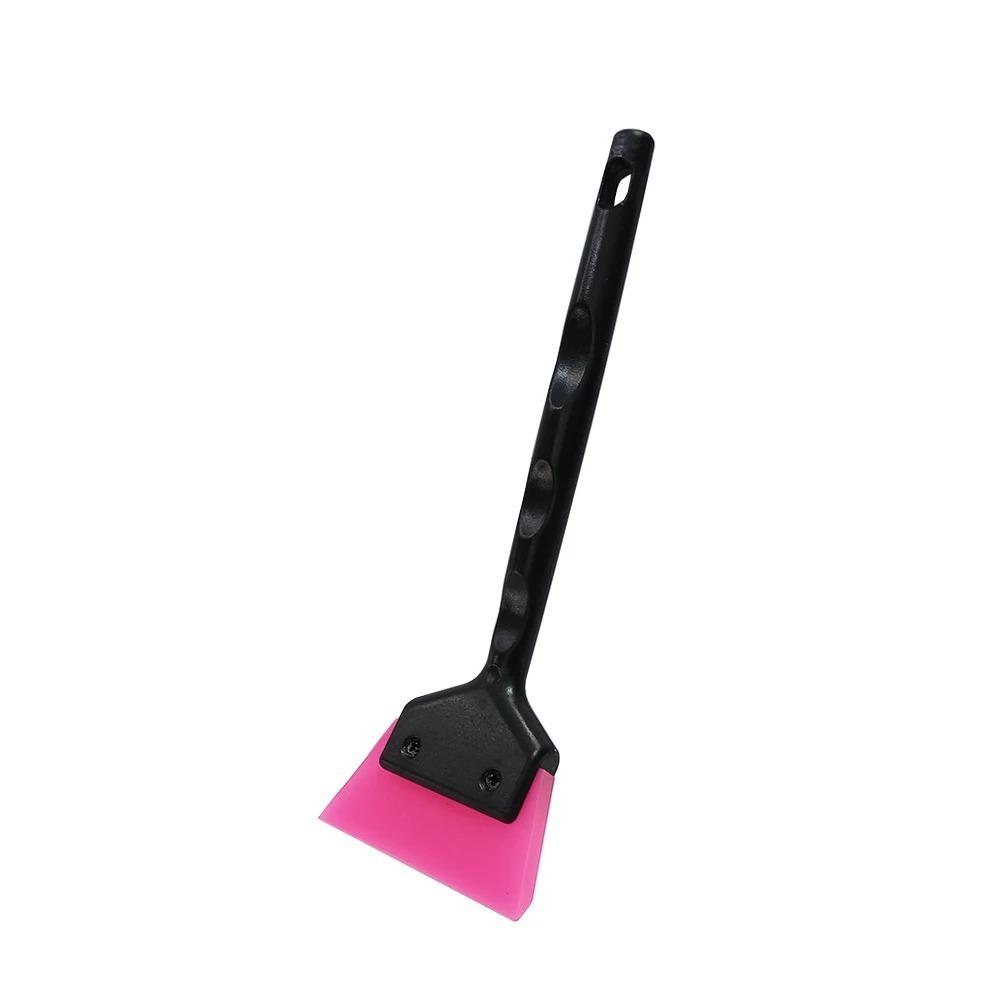 Long Plastic Handle Car Tint Squeegee Anti-Slip Window Cleaning Tool High Quality Rubber Scraper