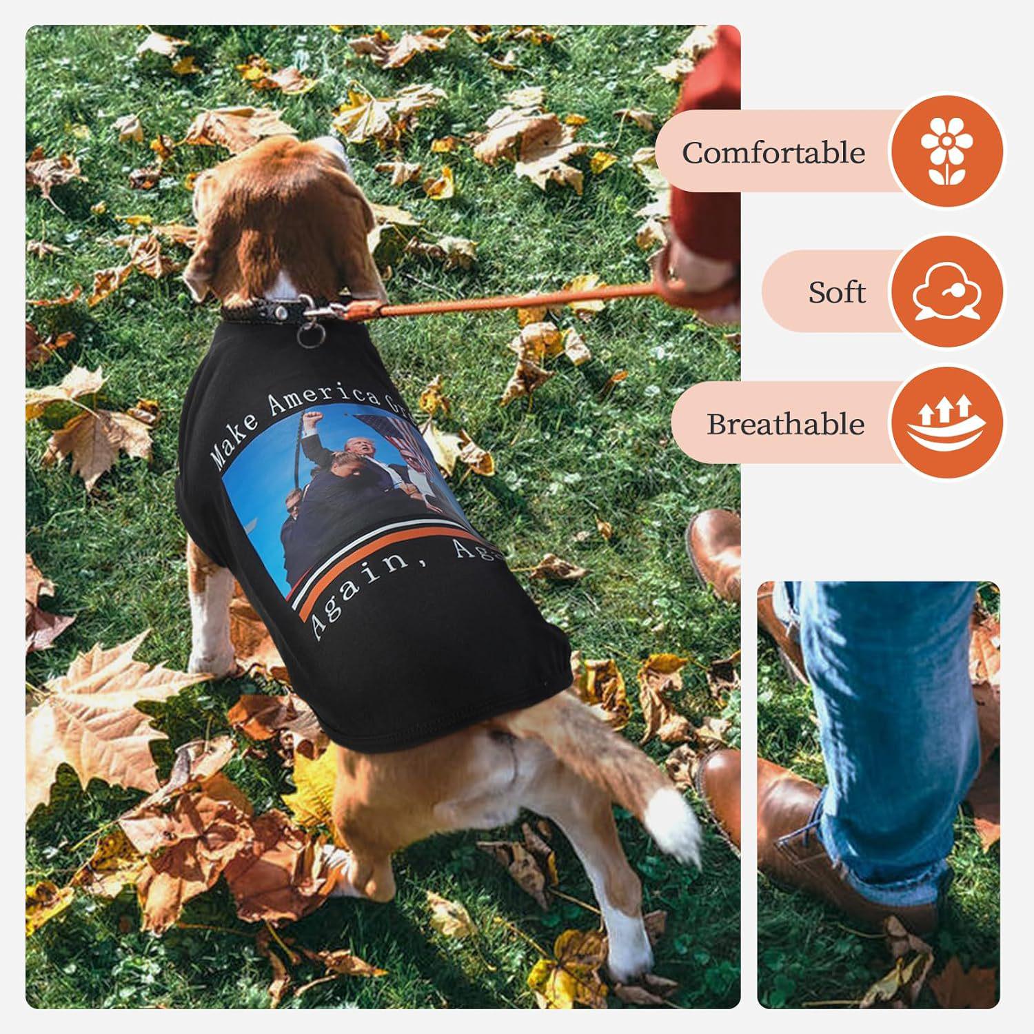 

World Cup Pet Vest: Dog & Cat Clothing for Spring/Summer - Fits Large, Medium, Small Breeds (Golden Retriever, Dachshund) Small чёрный