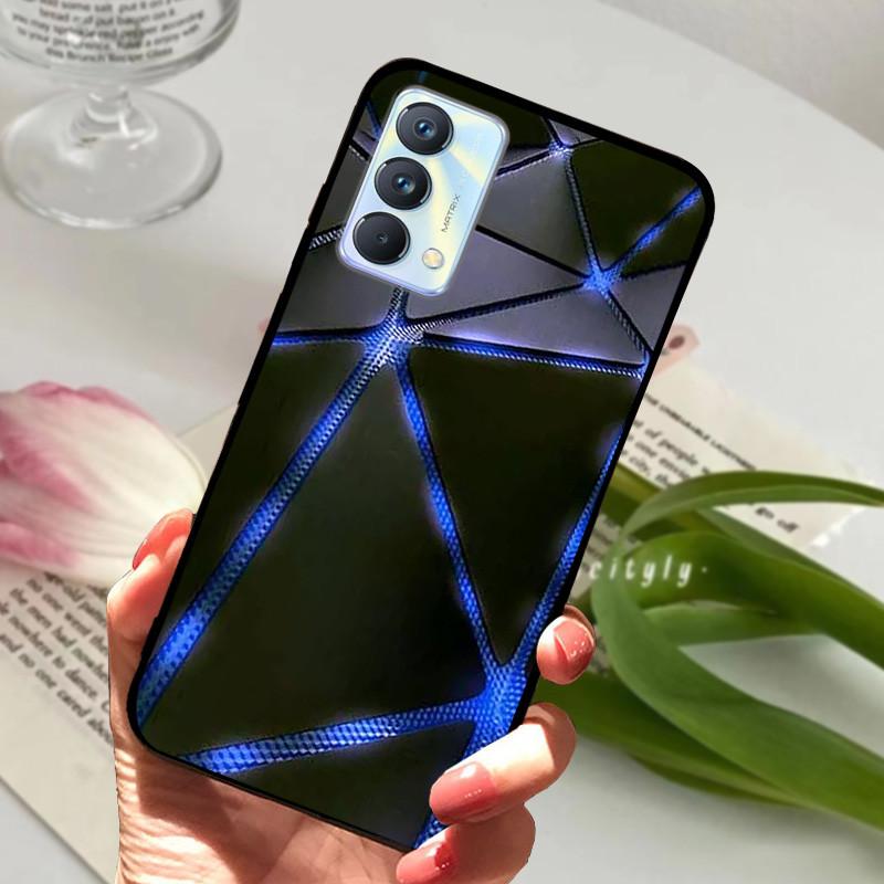 For cover Realme GT Master Case Edition Animal Cartoon Soft Silicone Funda for Realme GT Master Explorer Phone Cover Black Coque