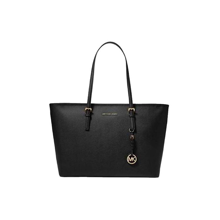 

Новая сумка-тоут MICHAEL KORS Jet Set из полиэстера, хозяйственная сумка, сумочка, сумка через плечо, среднего размера, женская, черная 30F0GTVT6V-BLACK 45.7*15.0*33.5CM
