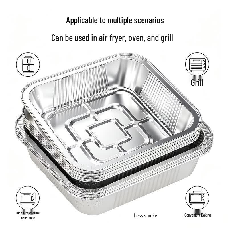 Food Grade Thickened Aluminum Foil Baking & BBQ Pans