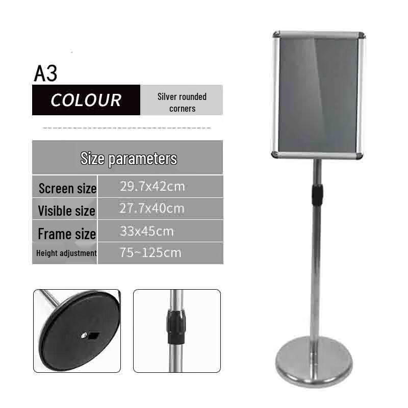 Stainless Steel Vertical Sign Holder