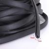 6M Black Moulding Trim Strip Car Door Scratch Protector Edge Rubber Guard Cover