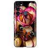 For ITEL Vision 3 Case Fashion Cat Sunflower Phone Cases For Itel S17 S 17 S661W Soft TPU Black Silicone Cover Vision3 Bumper