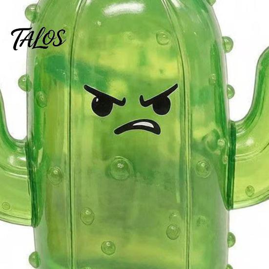 Calming Sensory Play Cactus Pinch Toy for Stress Relief, Soft TPR Rubber Squeeze Fidget Focus Toys School Toy, Cute Cartoon Funny Gifts Kids