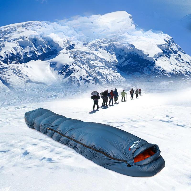 

Спальный мешок Kamperbox Winter Down Сверхлегкий спальный мешок для кемпинга Сверхлегкий спальный мешок премиум-класса Elegance700 210x80cm