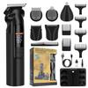 Waterproof electric shaver, household men's hair clipper, multi-functional electric nose hair trimmer set wholesale