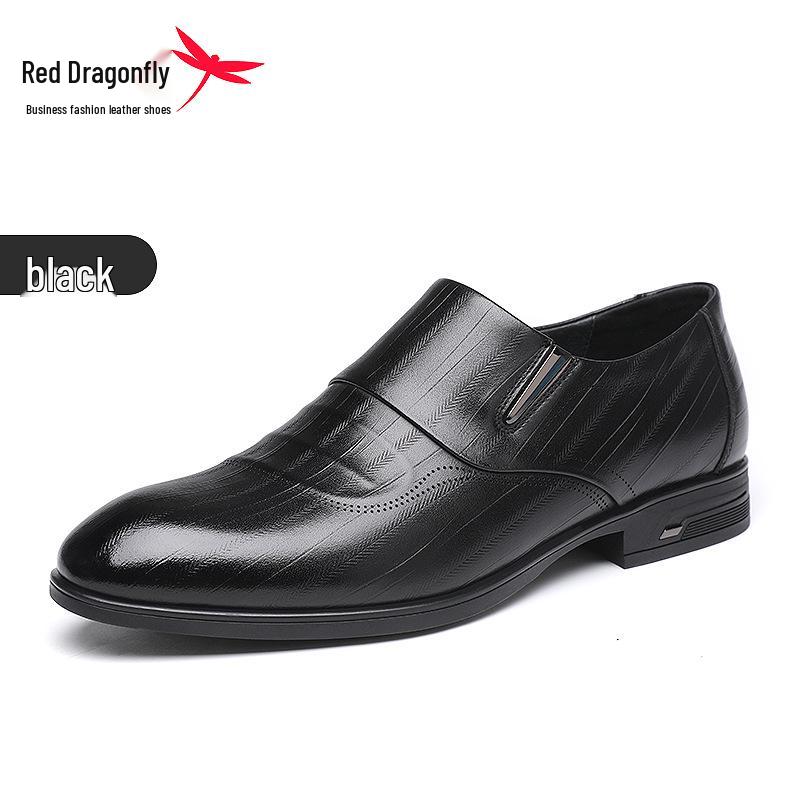 Red Dragonfly Men s Genuine Leather Slip-On Shoes - Formal  Casual Wear 44