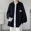 Men's Long Sleeve Corduroy Shirt Retro Loose Large Size Shirt Jacket