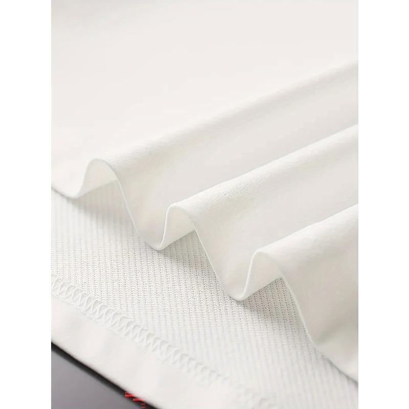 European Sizes Breathable Men's Printed Running Training T-Shirt Comfortable Summer Sports Top