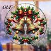 Acrylic Hanging Decorations Christmas Tree Ornaments, Festive Pendants with Lanyard for Ornaments Holiday Party Home Decoration, Indoor Scene