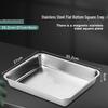 Japanese Style Deep Stainless Steel Tray