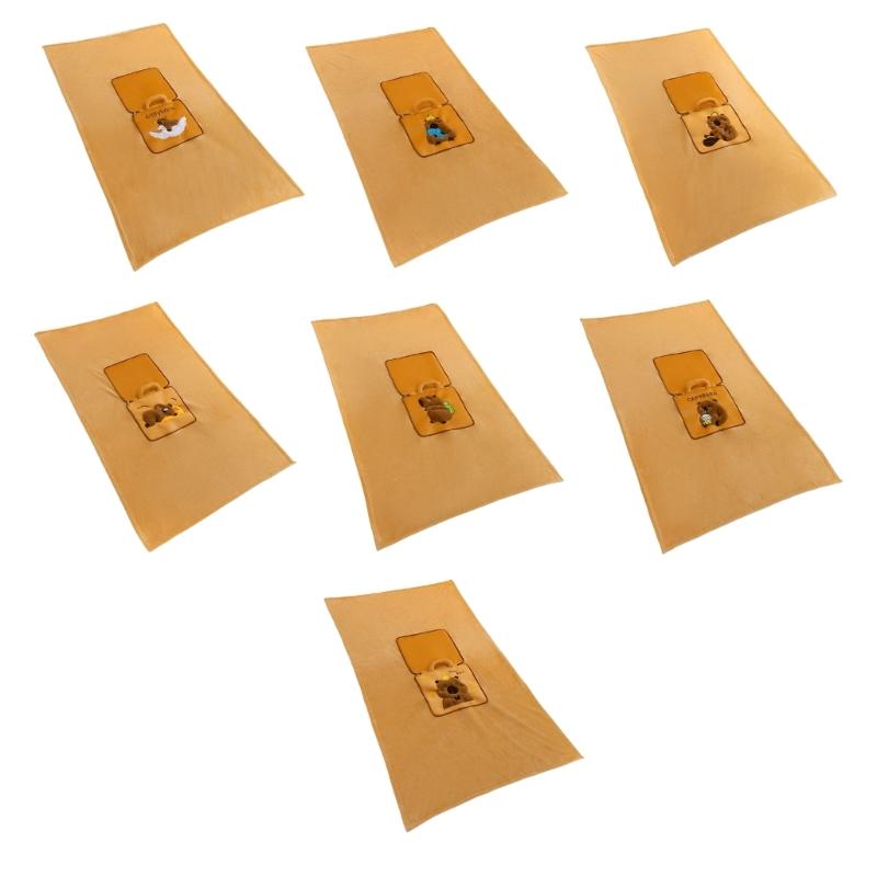 Capybaras Pillow Quilts Double-use Cushions Spring and Summer Office Naping Pillow Gift Cushions Folding Air Conditioning