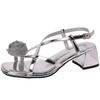 New Style of Women's Sandals with Thick Heels and Fashionable Single Shoes