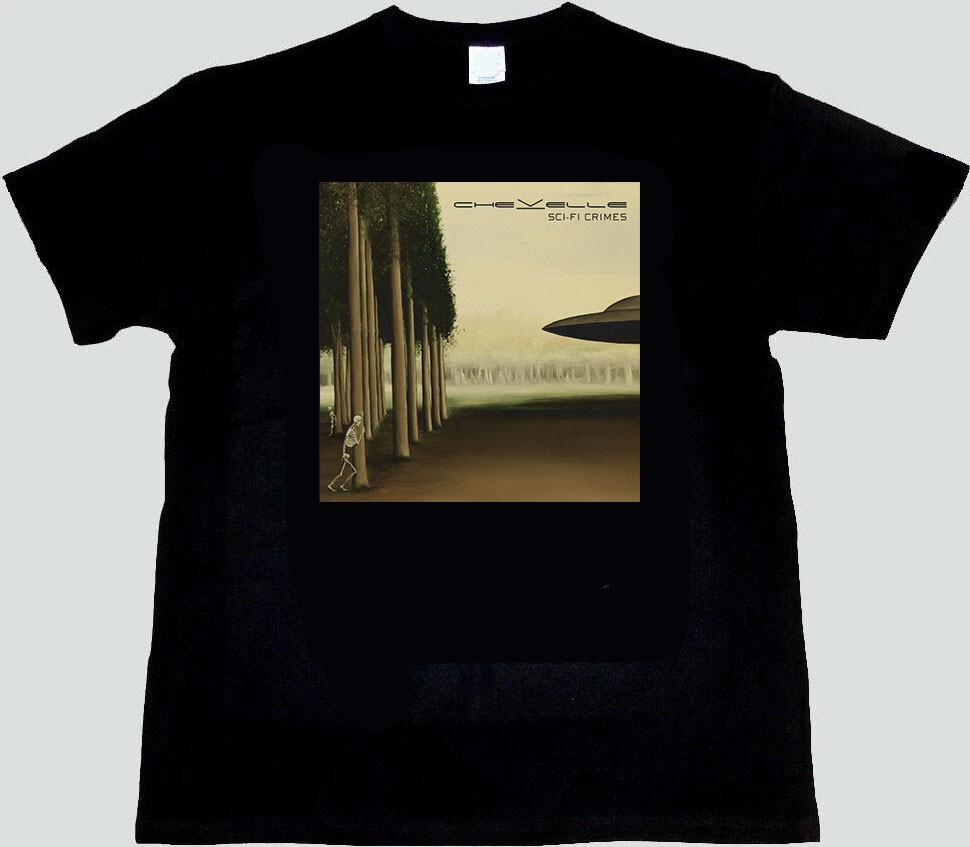 

HOT Chevelle Sci Fi Crimes 1 Album Cover T-Shirt Black Unisex T-Shirt XXXXL