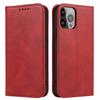 For iPhone 13 Pro 6.1 inch Cell Phone Case Wallet Magnetic Leather Stand Calf Texture Phone Cover