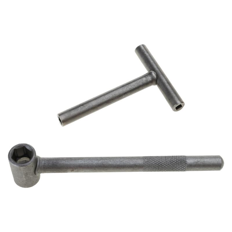 Universal Motorcycle Engine for Valve Adjustment Tool Square Hexagon Socket for T Spanner for Valve Screw Wrench