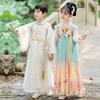 Hanfu Boys' Tang Suit 2025: Chinese Style Ancient Costume for Children - Super Fairy Summer Mid-Autumn Festival Dress Set.