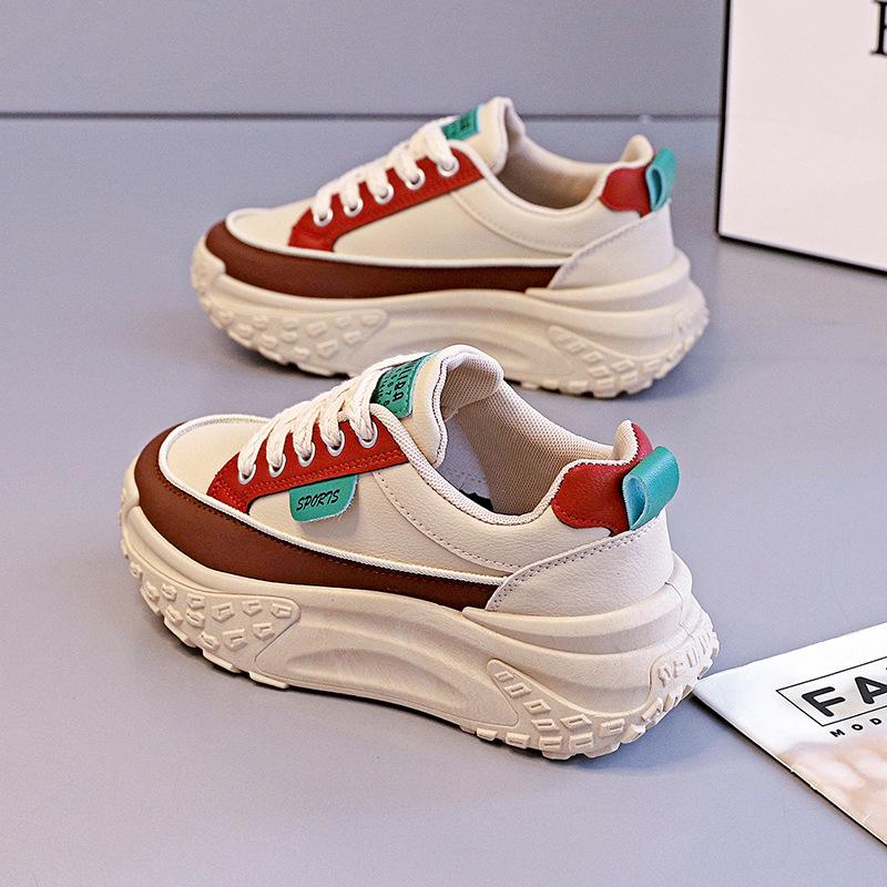 

Autumn new product fashion trend lowtop sports women s shoes trend casual heightening platform trendy women s shoes 40 червоний