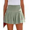 Damen Shorts, lässig, groß, einfarbig, atmungsaktiv, modisch, weite Beinshorts, Shorts für Damen, Sommershorts für Damen, elegant