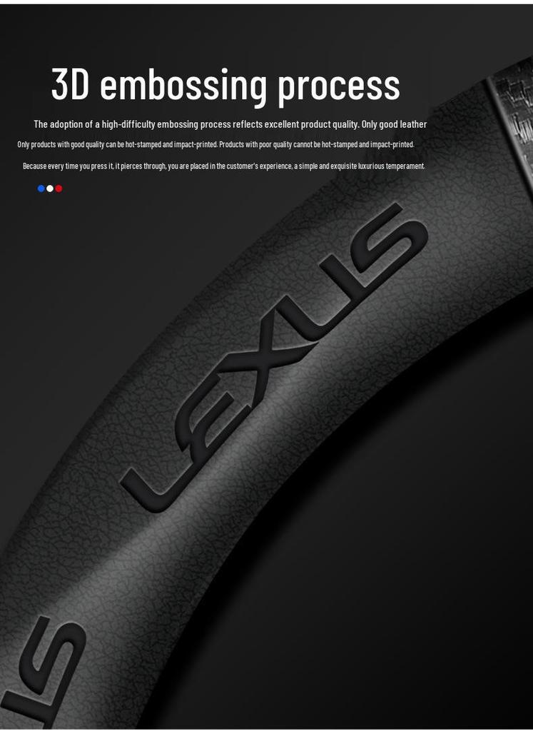 Carbon Fiber Steering Wheel Cover for Lexus ES, NX, CT, RX, and IS Series