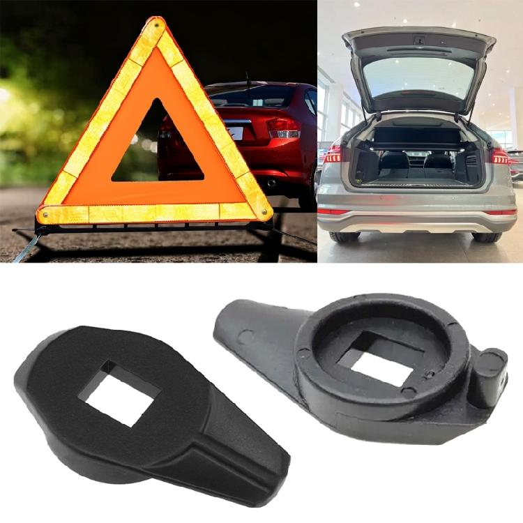 4B9867899 Car Rear Trunk Safety Triangle Lock Auto Luggage Retainer Clip
