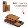 Magnetic Detachable Leather Wallet Cards Holder Phone Case For iPhone 16 Pro Max 15 Plus 14 13 12 11 Mini X XS XR SE 2022 Cover